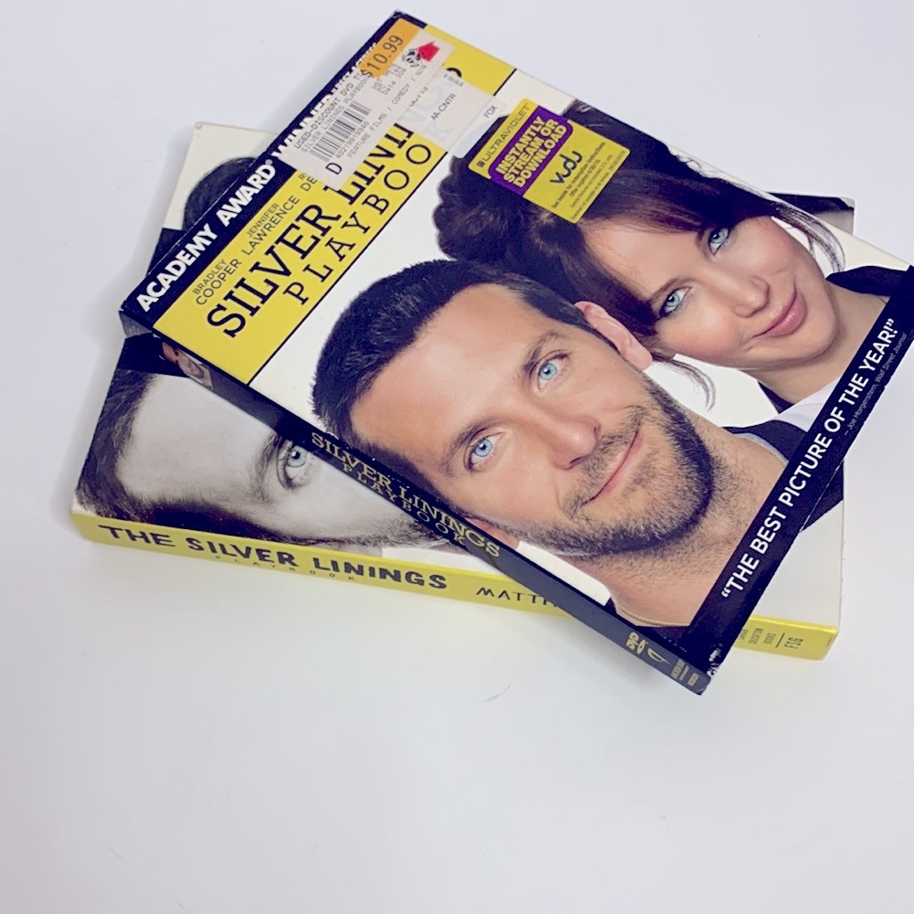 Book & DVD Bundle| Silver Linings Playbook | Mental Health Bi Polar Awareness